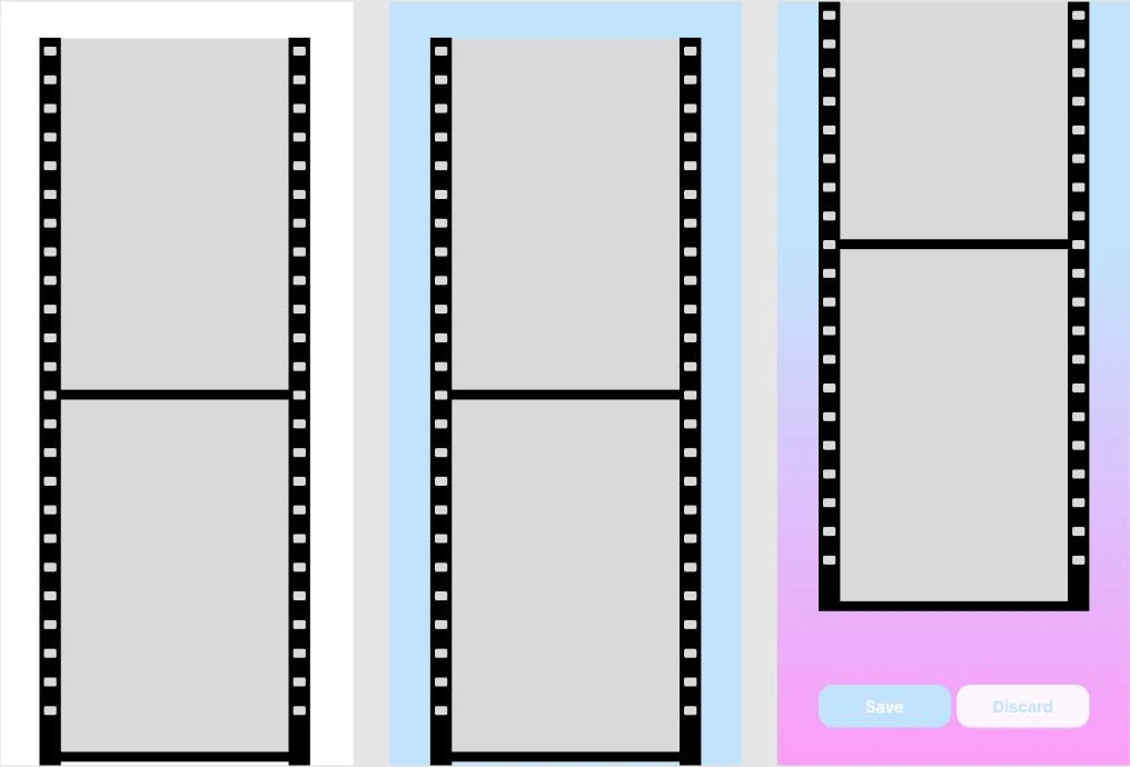 Procssed film screen